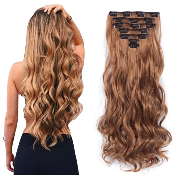 NEW ?Hair Extensions GOLDEN BROWN #30 *NEW* main image 4